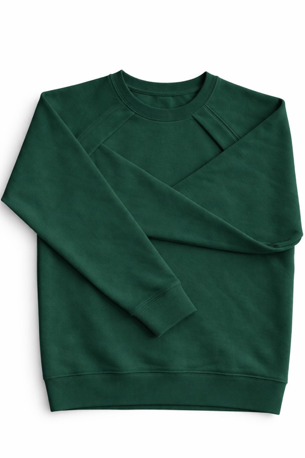 Sweat Mood Edelweiss - vert bouteille